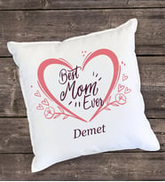 Best Mom Ever Kalpli Yastık