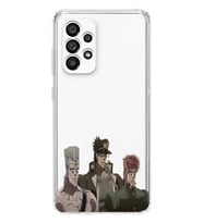 Samsung Galaxy A53 Uyumlu JoJo's Bizarre Adventure Tasarımlı Şeffaf Telefon Kılıfı