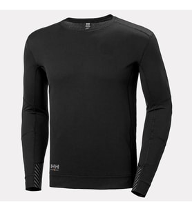 Helly Hansen Workwear Lıfa Bisiklet Yaka Sweatshirt -75117 M-991 BLACK