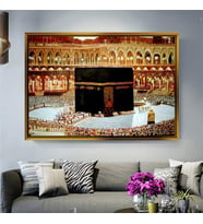 Altın Çerçeveli dekoratif tablo l1043 (Gold)