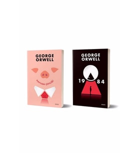 George Orwell 2 Kitap Seti - 1984+ Hayvan Çiftliği (Beyaz)