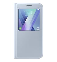 Galaxy A7(2017) ile Uyumlu S View Cover Mavi EF-CA720PLEGWW
