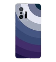 Xiaomi  Mi 11T Pro  Uyumlu Kapak Renk Cümbüşü Tasarımlı Şeffaf  Kılıf