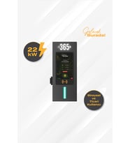 E 365 AC Duvar Tip 10 İnç Ekranlı MID Sayaçlı Tek Soketli RFID 22kW Şarj İstasyonu (Bireysel ve Ticari Kullanıcı)