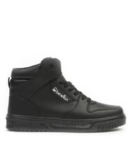 Benetton 31085 Genç 4K Sneaker Hi  Ayakkabı (Siyah-Siyah)