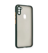 Galaxy A11 Kılıf Montreal Kapak - Yeşil
