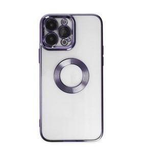 iPhone 14 Pro Kılıf Slot Silikon - Mor
