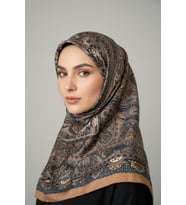 Scarf İpek Görünümlü Etnik Esinti Şal