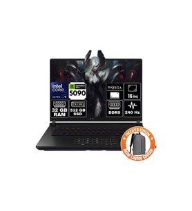 Asus Rog Strix Scar 16 Intel Core Ultra 9 275HX 32GB 512GB SSD RTX5090 24GB Freedos 16" 2.5k 240Hz Wqxga Taşınabilir Bilgisayar G635LX-RW144-A1