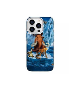 Iphone 13 Pro Uyumlu Buz Devri Tasarimli Lüks Silikon Kilif (Çok Renkli)