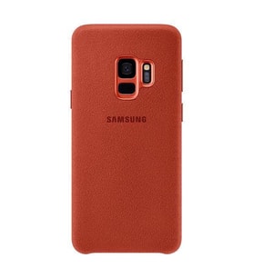 Galaxy S9 ile Uyumlu Alcantara Kılıf Red EF-XG960AREGWW