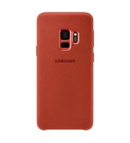 Galaxy S9 ile Uyumlu Alcantara Kılıf Red EF-XG960AREGWW