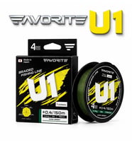 FAVORITE U1 PE X4 150M 0.108MM KOYU YEŞİL AJİ LRF İP MİSİNA
