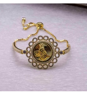 OSMANLI TUĞRASI 925 AYAR GÜMÜŞ BİLEKLİK (Karışık)