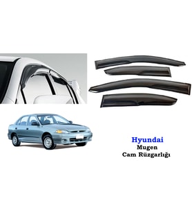 Hyundai Accent Mugen Cam Kenar Rüzgarlığı 1996-2000
