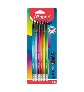 Maped Energy Silgili Kurşun Kalem 6lı 852000