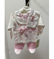 Babyim KIZ ÇOCUK 4'LÜ ZIBIN TAKIM (Pembe)