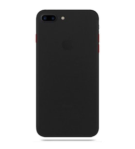 Apple iPhone 8 Plus Transparent Slim Case Siyah