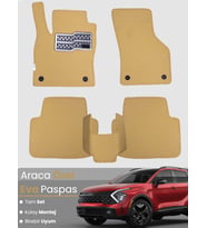 KİA SPORTAGE HYBRİD (2021-2025) Uyumlu EVA Paspas Tam Set–Araca Özel,Kolay Montaj,Su Geçirmez
