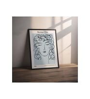 Dekoratif Çerçevesiz Poster Parisian  Soyut Çerçevesiz Tablo