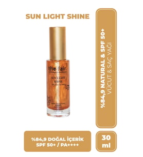 the fair. Sun Light Shine SPF 50+/PA++++ Vücut ve Saç Yağı 30 ml