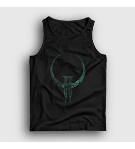 Presmono Unisex Siyah Logo Oyun Quake 2 II Atlet 511273tt