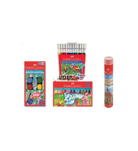 Kuru Sulu Pastel Keçeli 12 Renk 4 Parça Boya Seti