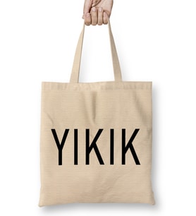 Yıkık Bez Çanta Uzun Saplı
