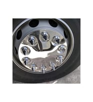 Sivri Bijon Kapağı 17 MM Gri Krom Renk Bijon Kapağı Jant Bijon Kapağı Bijon Kapağı  Araba..