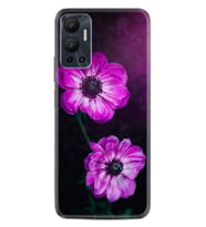 Infınix Hot 12 Kılıf Resimli Desenli Silikon Platinium Series Çiçekler 1869