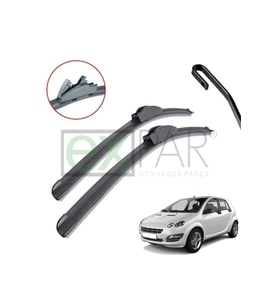 SMART FORFOUR ÖN CAM SİLECEK SÜPÜRGESİ TAKIMI 2004 - 2007 Uyumlu SAĞ SOL ÖN SİLECEK