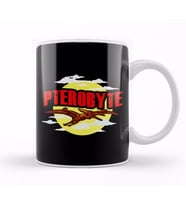 Funny Pterobyte Pterodactyl Dinosaur Flying Dino Kupa Bardak Porselen