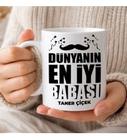 eJOYA Babalar Günü Temalı Kişiye Özel Kupa Bardak 116522