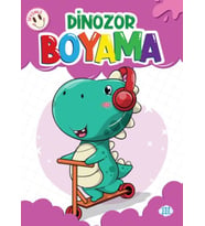 Sevimli Dinozor Boyama