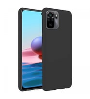 Xiaomi Redmi Note 10S İnce Mat Silikon Kılıf Siyah