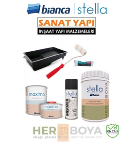 Set 1 Lt - Boya Beyaz+ Siyah Mermer Effekt Sprey Rich + Maximo Sıvı Cam Parlak