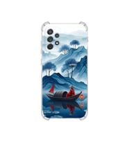 PrintiFy Samsung Galaxy A53 ile Uyumlu Simya Serisi Sonsuz Akış Tasarımlı Uv Baskılı Köşe Korumalı Antişok Kılıf