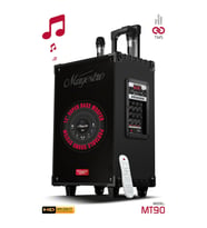 Şarjlı Çift Mikrofonlu Hoparlör Karaoke Sistemi Taşınabilir Amfi MT90 Bluetooth Hoparlör