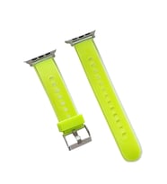 Mey İthalat® Watch 45Mm Jelly Silikon Kordon - Yeşil