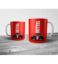 Pixxa Sebastian Vettel - Formula 1 - F1 Kupa Bardak Model 2