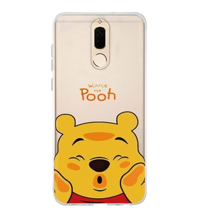 Huawei Mate 10 Lite Uyumlu Winnie The Pooh Desenli Şeffaf Telefon Kılıfı