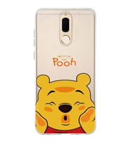 Huawei Mate 10 Lite Uyumlu Winnie The Pooh Desenli Şeffaf Telefon Kılıfı