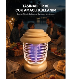 Askılı Tasarıma Sahip LED Aydınlatmalı Sinek Kovucu