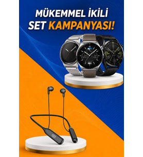 Alarm Titreşim Özellikli Akıllı Saat Mikrofonlu Kablolu Bluetooth Kulaklık 60 Saat