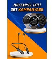 Alarm Titreşim Özellikli Akıllı Saat Mikrofonlu Kablolu Bluetooth Kulaklık 60 Saat