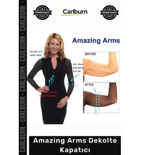 Özel Üretim İnce Şık Toparlayıcı Kolları Saran Estetik Tasarım Zarif Amazing Arms Dekolte Kapatıcı
