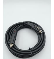 Araç Çakmaklık Uzatma Kablosu Erkek+Erkek 12-24 Volt 16 Amper 2 X1 mm TTR Bakır 10 Mt-Siyah
