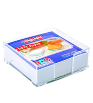 Bigpoint Akrilik Küp Notluk Dolu Beyaz 95x95mm (Renksiz)