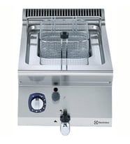 Electrolux Professional Endüstriyel 7 Lt Gazlı Set Üstü Fritöz, 1 V-tip Hazneli, Brulörler Hazne Dışında, 1 Sepetli, Derinlik 730 Mm - 400 Mm E7FRGD1B00