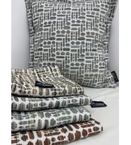 NİVEMESHOME KIRLENT KILIFI 45X45 LİSA 04 GRİ